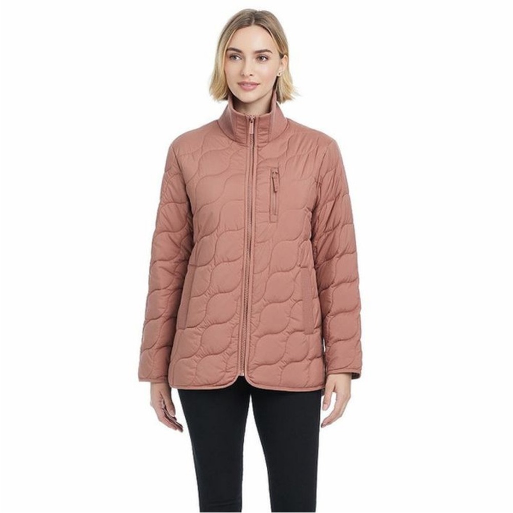NWT Sanctuary Quilted Jacket Coat Neutral Spring Cottagecore Water resistant L